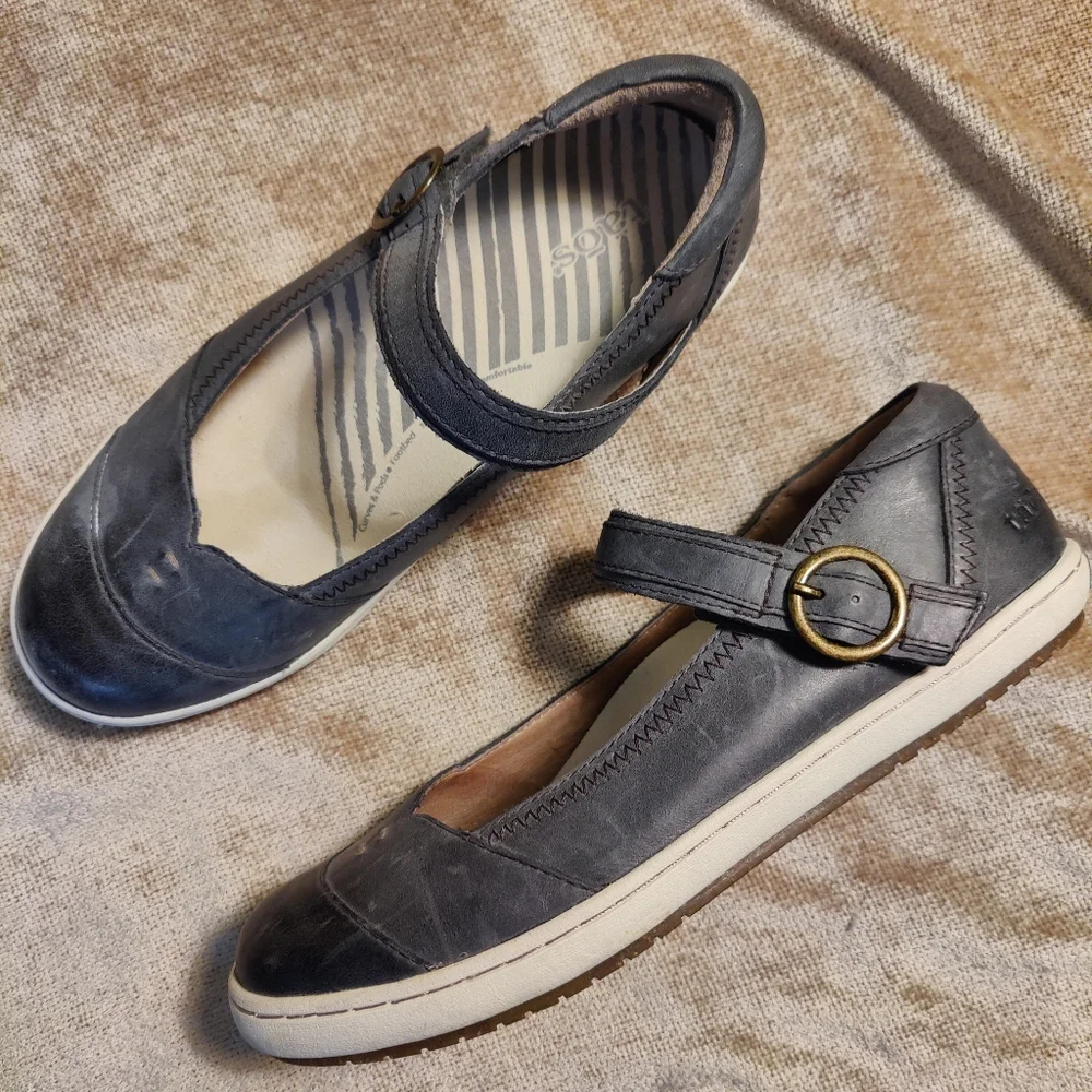 Taos Women's Forward Leather Mary Jane Steel, Size 7.5 - Picture 1 of 10
